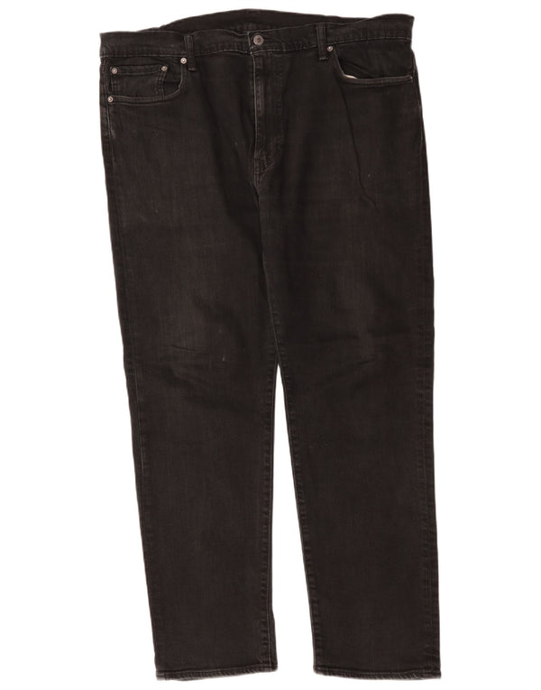 Blugi drepti pentru bărbați Levi's W42 L31 bumbac negru