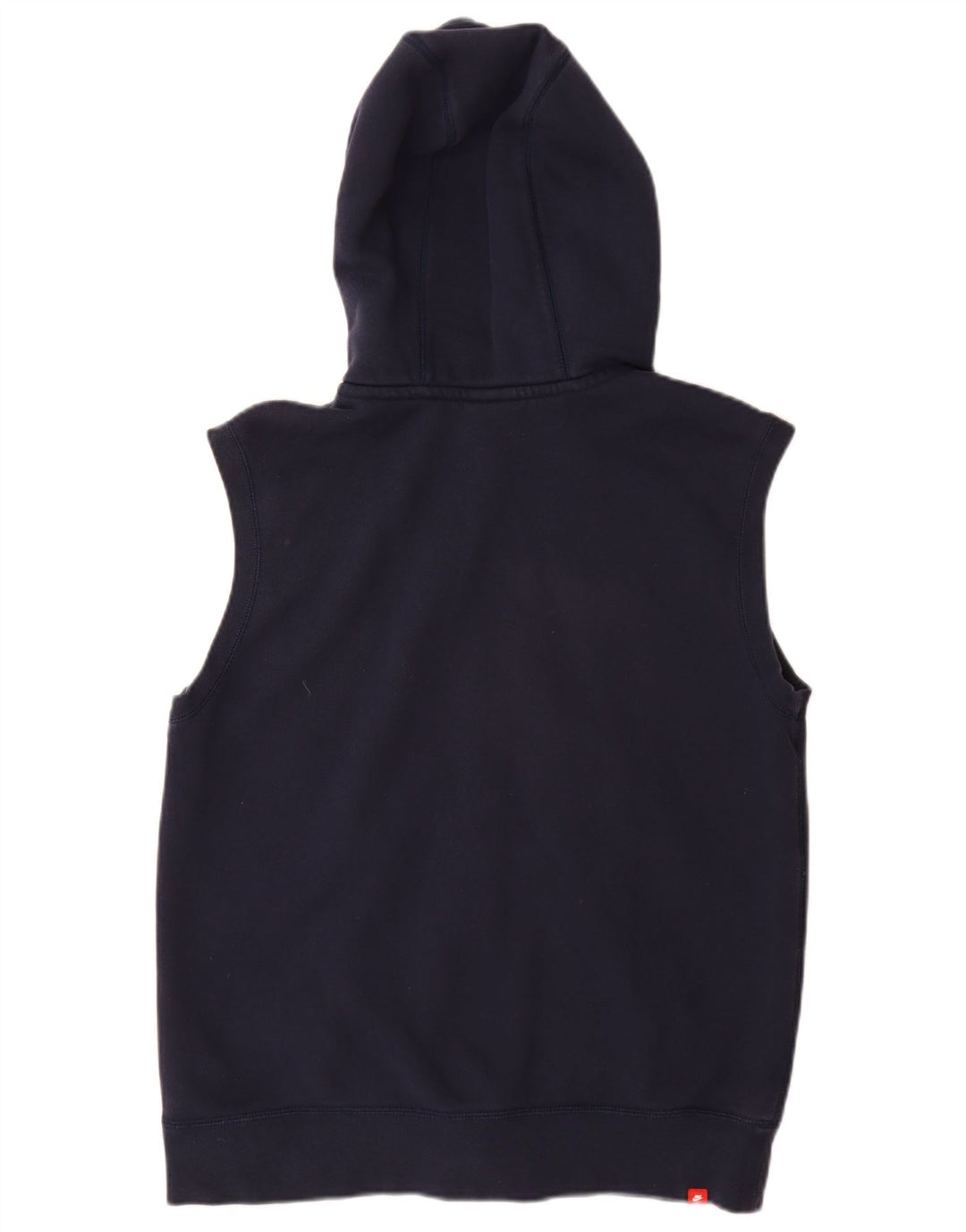 Pulover NIKE pentru femei, fără mâneci, cu fermoar, cu glugă, UK 16, mare, bleumarin, bumbac