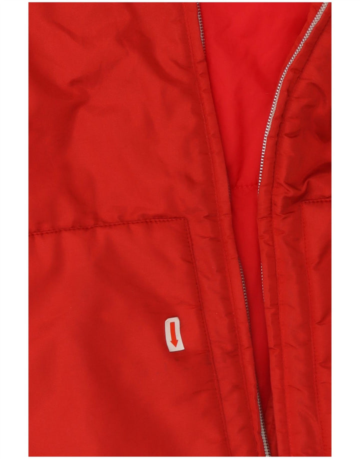 Gilet căptușit supradimensionat pentru femei ELLESSE UK 10 Small Red