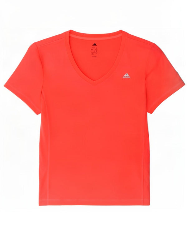 Tricou Adidas Climalite pentru femei, Marea Britanie 20/22 XL, poliester roz