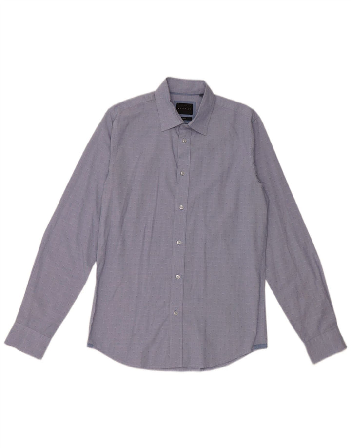Cămașă pentru bărbați SISLEY Slim Fit Mărimea 39 15 1/2 Medium Blue Spotted