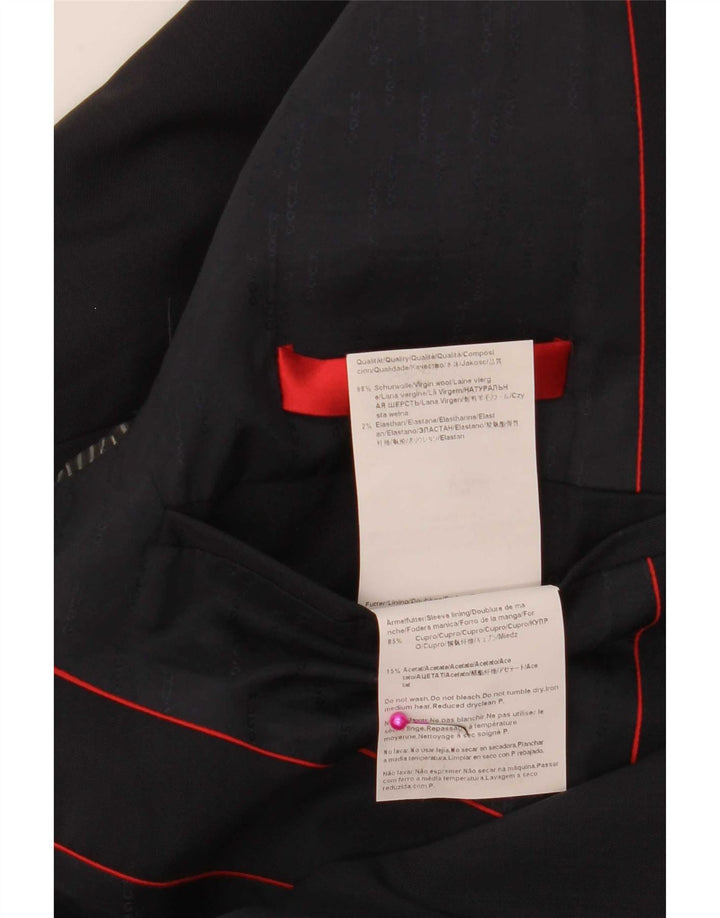 Blazer pentru bărbați Hugo Boss, cu 2 nasturi, UK 50 mare, lână bleumarin