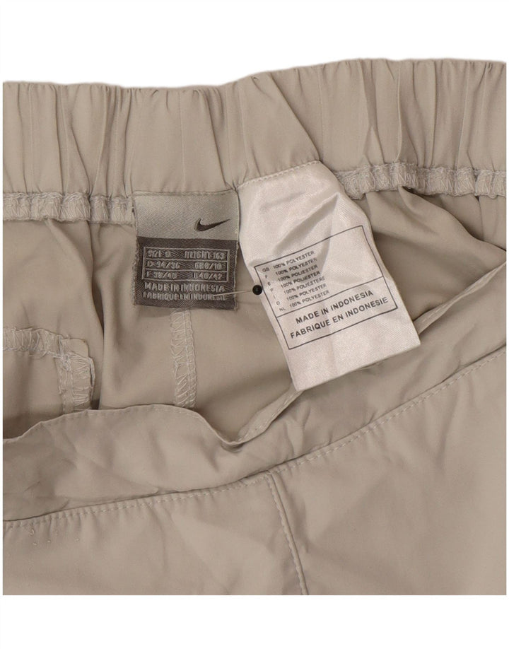 Pantaloni scurti sport Nike pentru femei Marea Britanie 8/10 Poliester mic gri