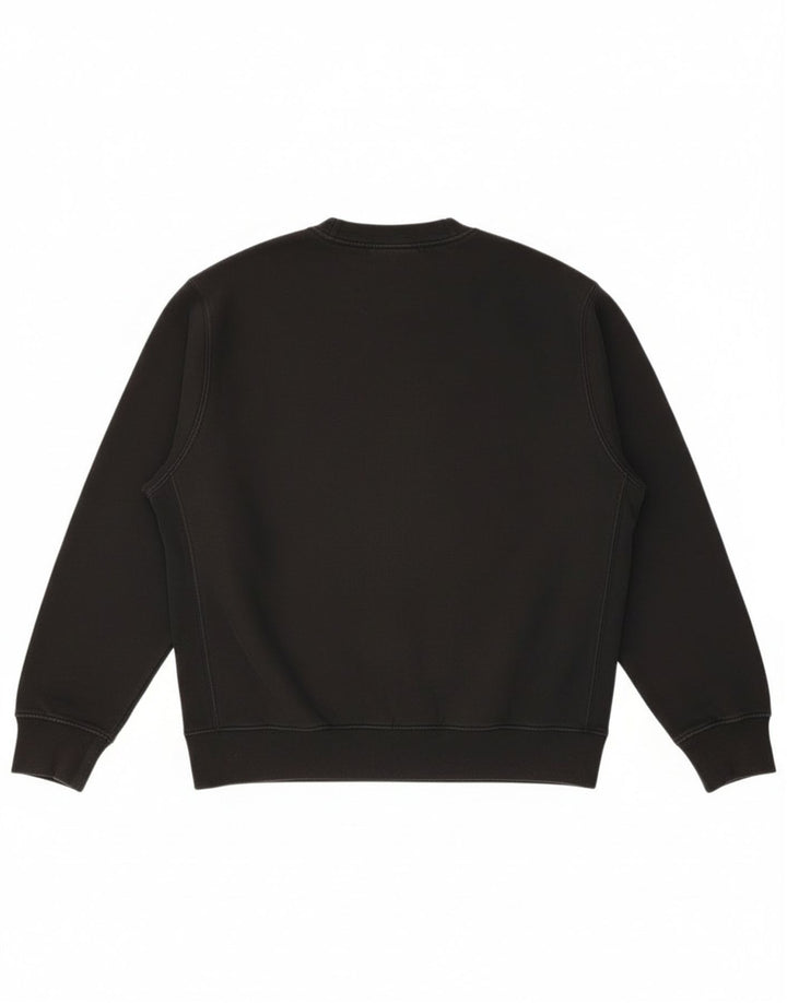 Pulover Nike pentru bărbați, bumbac mic, negru
