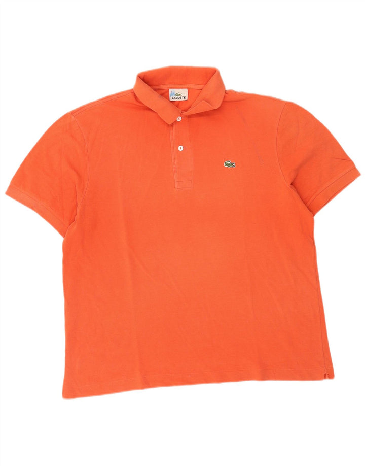 Tricou polo Lacoste pentru bărbați mărimea 6 XL bumbac portocaliu