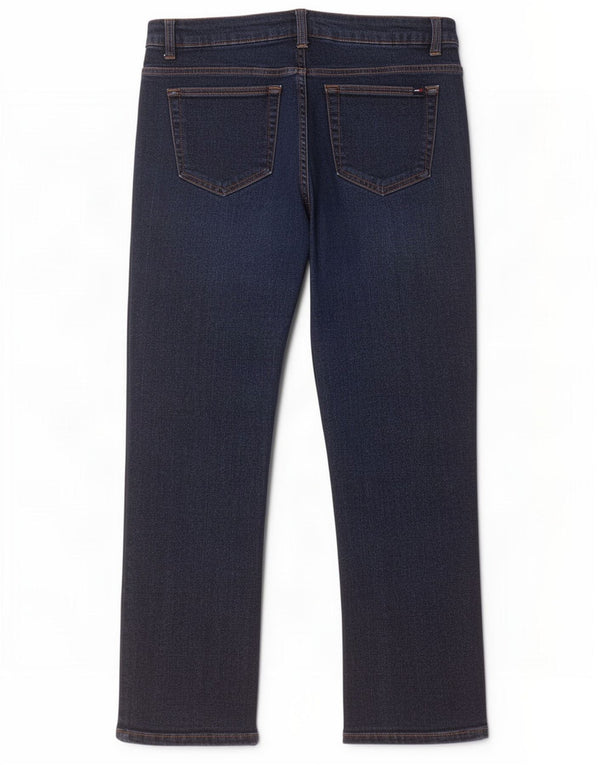 Blugi drepti pentru femei Tommy Hilfiger US 12 Large W34 L29 Bleumarin