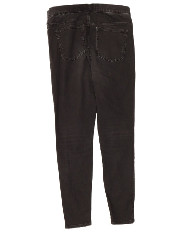 Blugi jegging pentru femei Marks & Spencer cu ajustare normală UK 12 Medium W30 L28 Negri