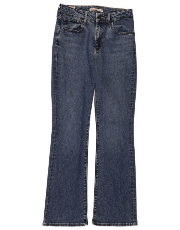 Blugi bootcut cu talie mare LEVI'S 725 pentru femei L27 L30 Blue Lyocell