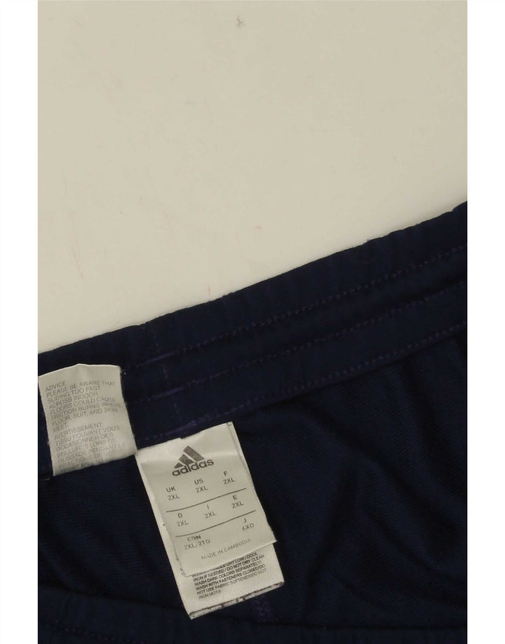 Pantaloni de trening pentru bărbați Adidas Pantaloni de jogging 2XL poliester bleumarin