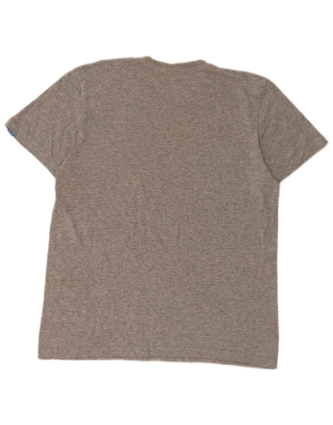 Tricou grafic pentru bărbați Adidas Top Mediu Gri, bumbac cu pete