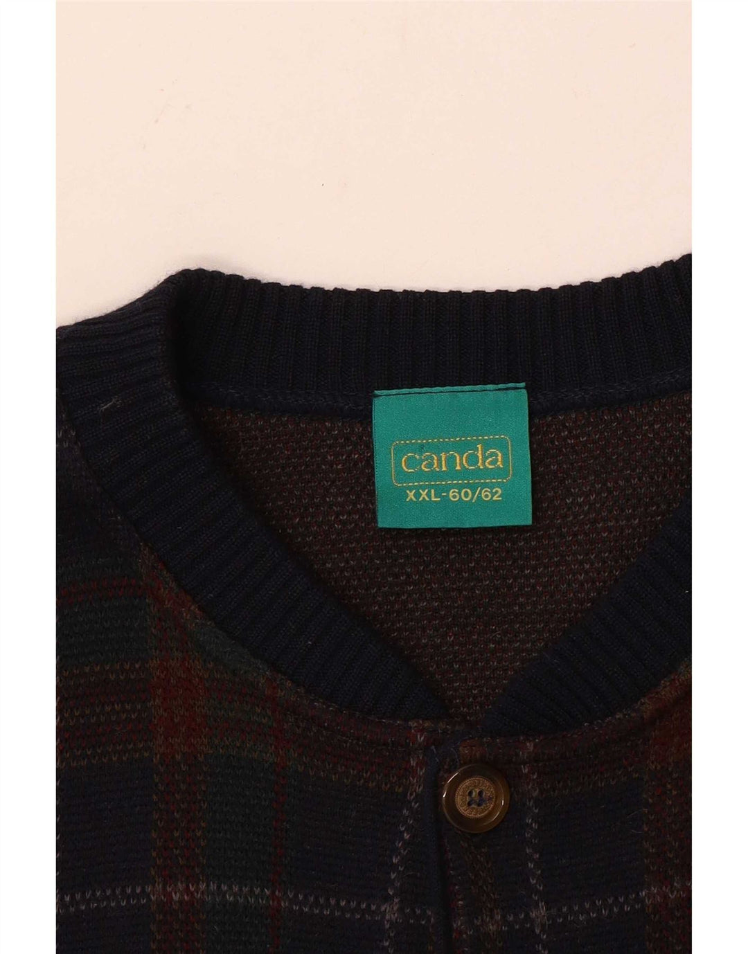 Pulover cardigan pentru bărbați Canda 2XL, multicolor, acrilic