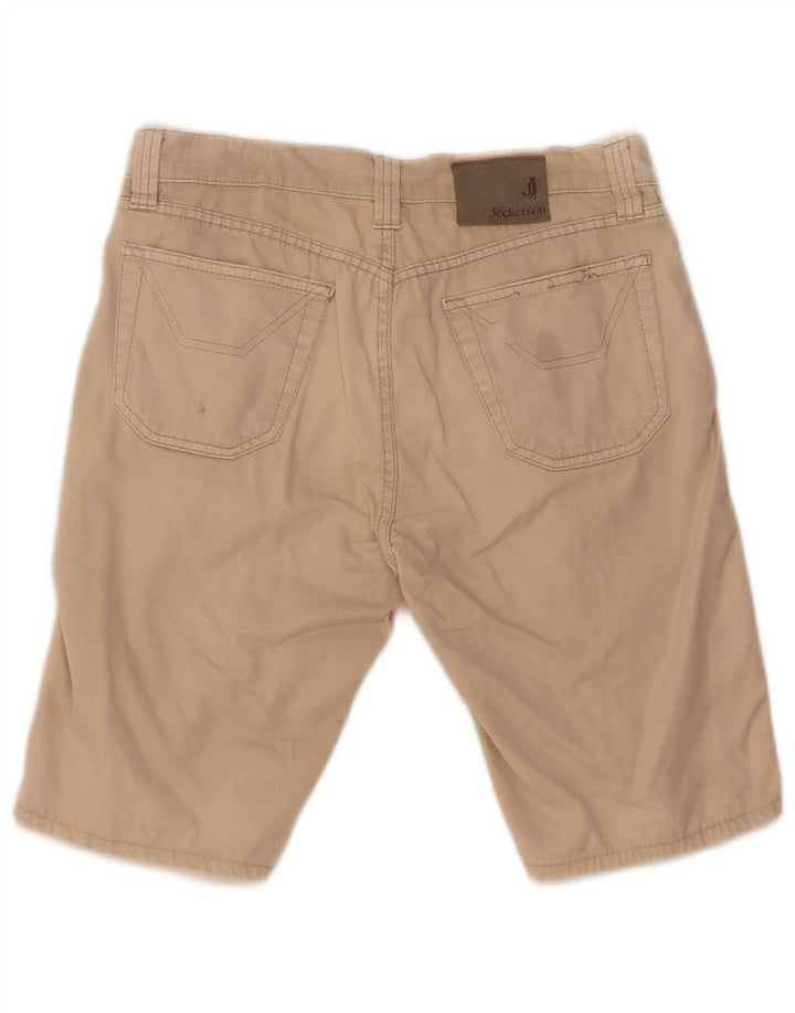 Pantaloni scurți casual pentru bărbați Jeckerson W31 Bej mediu