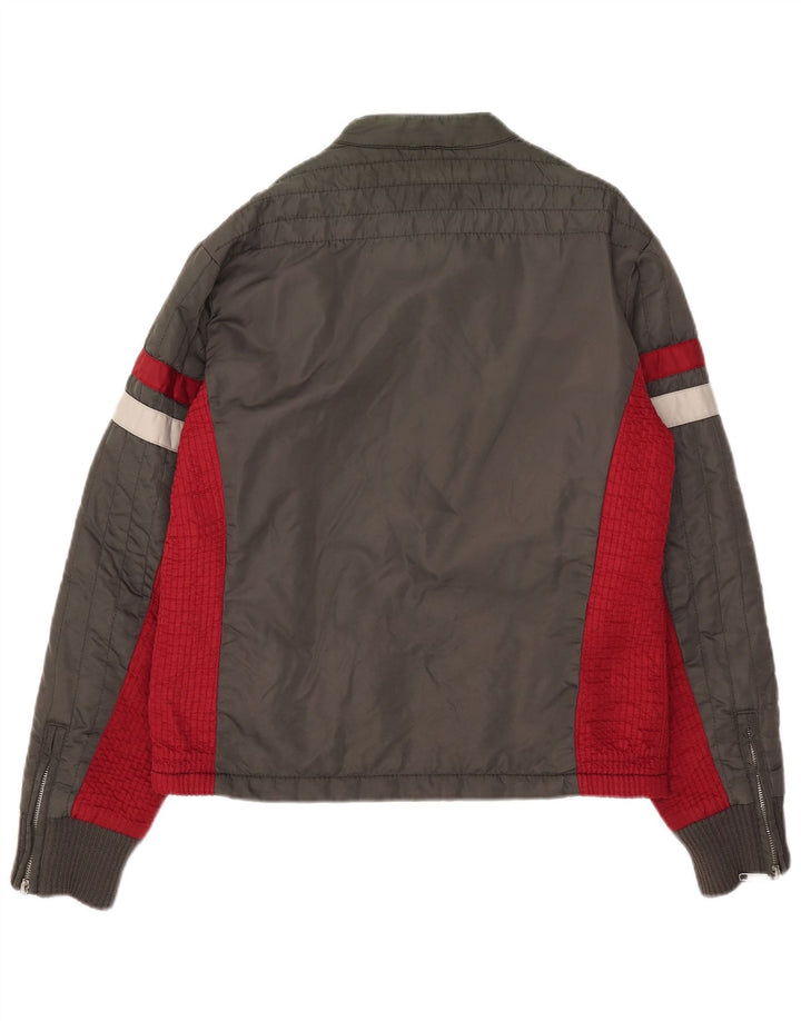 Bomber pentru bărbați Energie UK 40, mare, gri, color block