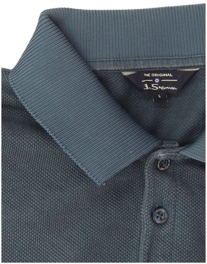 Tricou polo pentru bărbați Ben Sherman, mare, albastru, bumbac