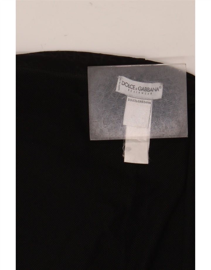 Pantaloni scurți de baie pentru bărbați Dolce & Gabbana, mari, negru