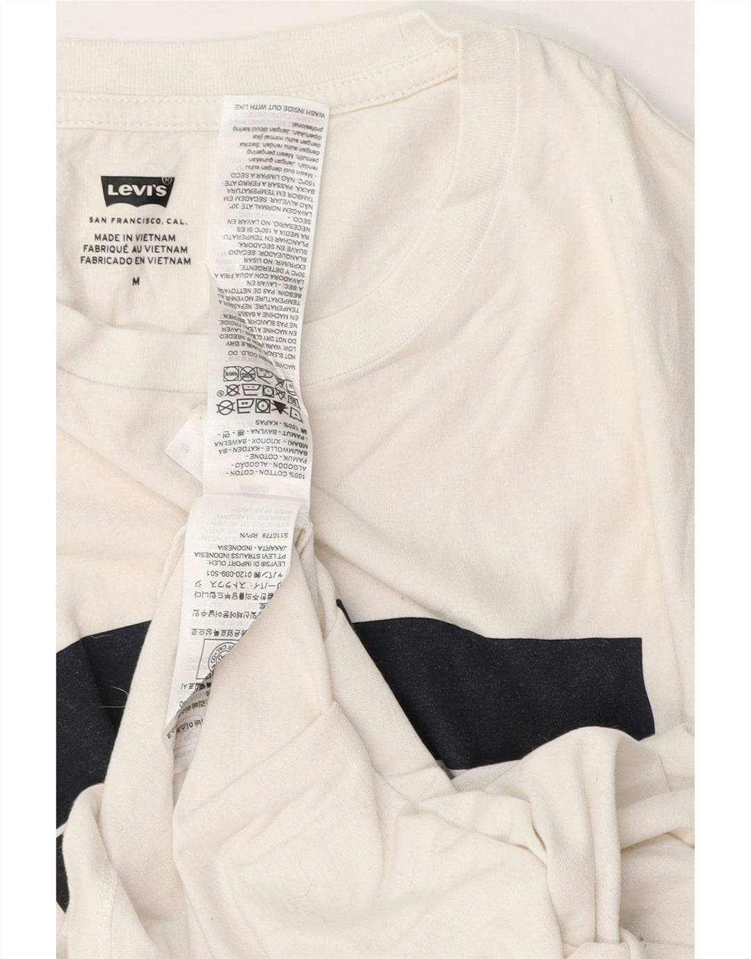 Tricou grafic pentru bărbați Levi's Top Medium White Bumbac