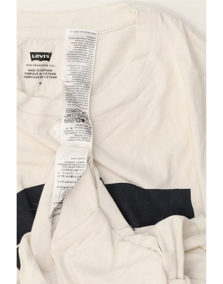 Tricou grafic pentru bărbați Levi's Top Medium White Bumbac