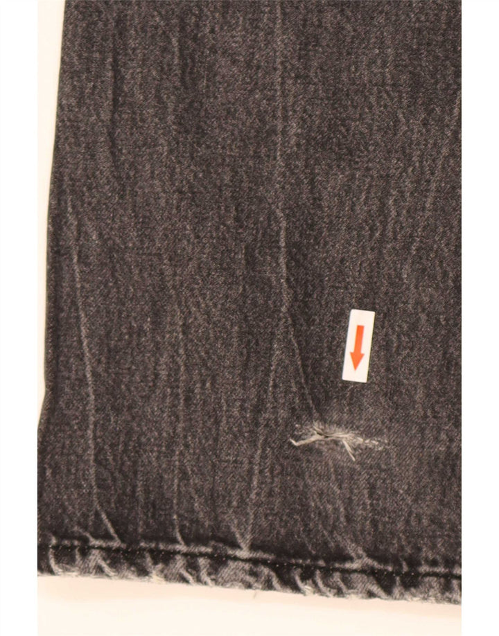 Blugi drepți pentru femei Zara EU 42 Large W32 L35 Bumbac gri