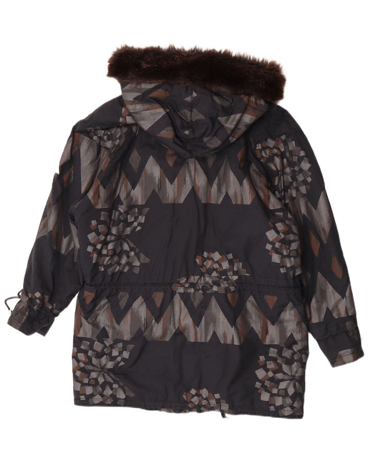 Palton căptușit cu glugă pentru femei FUCHS & SCHMITT UK 14 Medium Gri Geometric