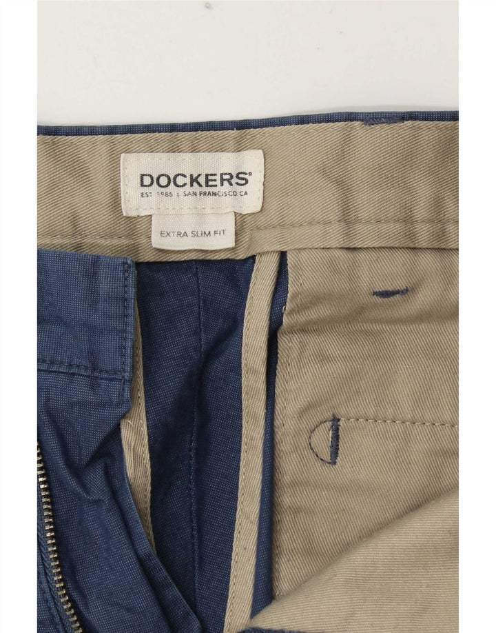 Pantaloni chino Dockers Extra Sim Fit pentru bărbați L32 L29 bleumarin