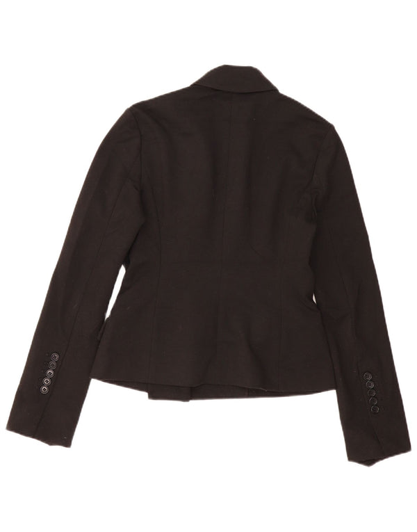 BCBGMAXAZRIA Jachetă pentru femei cu două pieptări, UK 6 XS, poliester negru