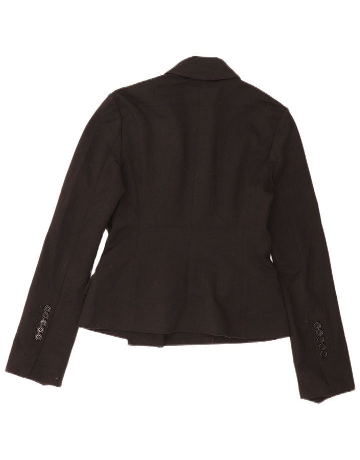 BCBGMAXAZRIA Jachetă pentru femei cu două pieptări, UK 6 XS, poliester negru