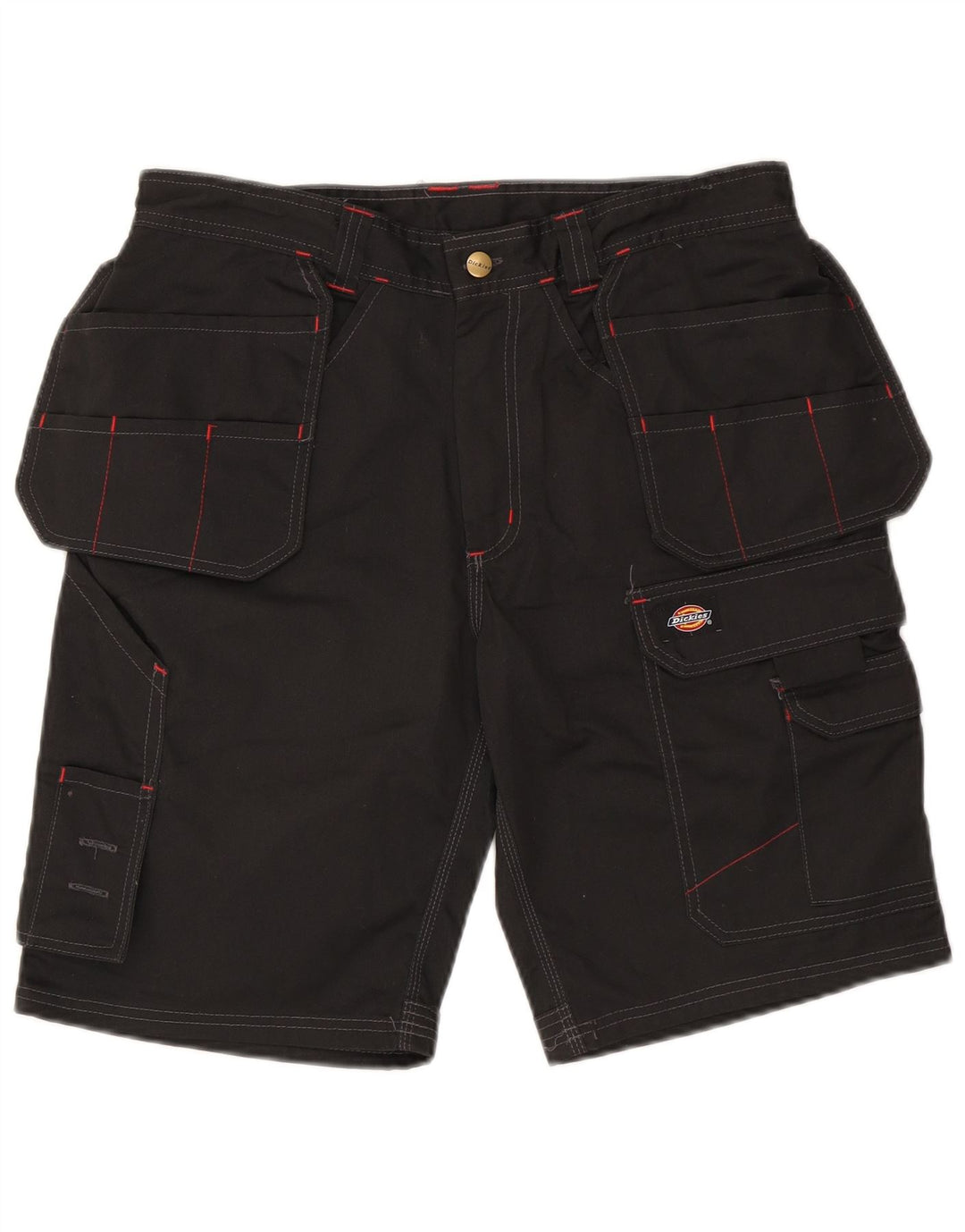 Pantaloni scurți cargo Dickies pentru bărbați W32 Poliester mediu negru
