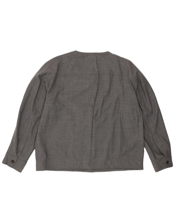 Jachetă Cos pentru femei cu 5 nasturi EU 42 Lână mare gri