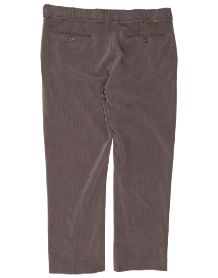 Pantaloni de costum Farah pentru bărbați, cu tăiere clasică, L38 L29, poliester gri