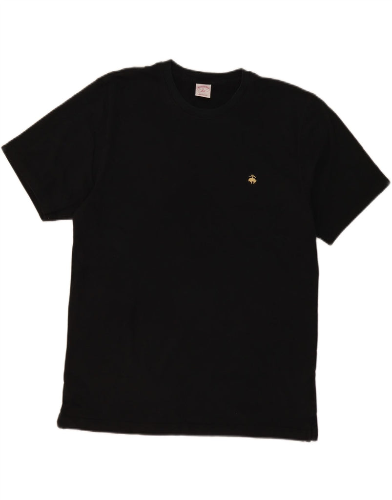 BROOKS BROTHERS Mens 346 T-Shirt Top XL Black Cotton Vintage Brooks Brothers and Second-Hand Brooks Brothers from Messina Hembry 