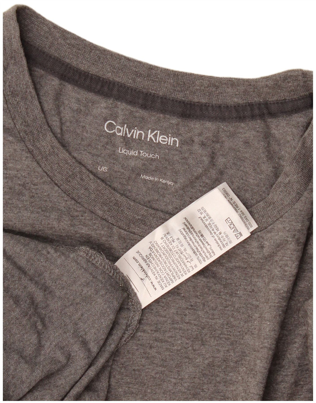 Tricou Calvin Klein pentru bărbați Top mare bumbac gri
