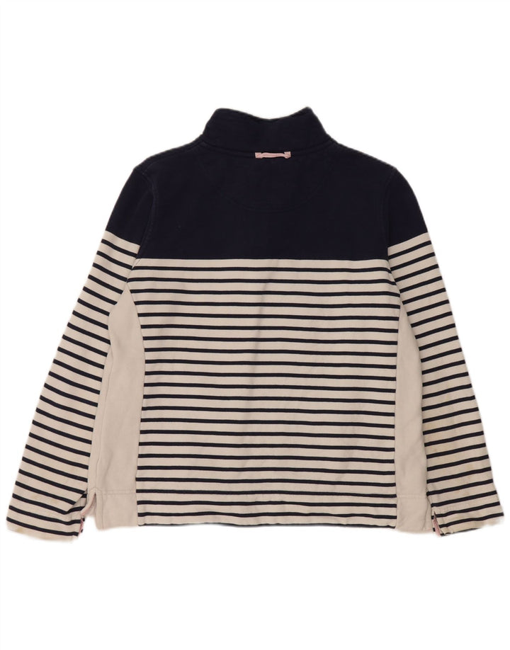 Crew Clothing Hanorac pentru femei Pulover UK 12 Mediu Bleumarin Dungat