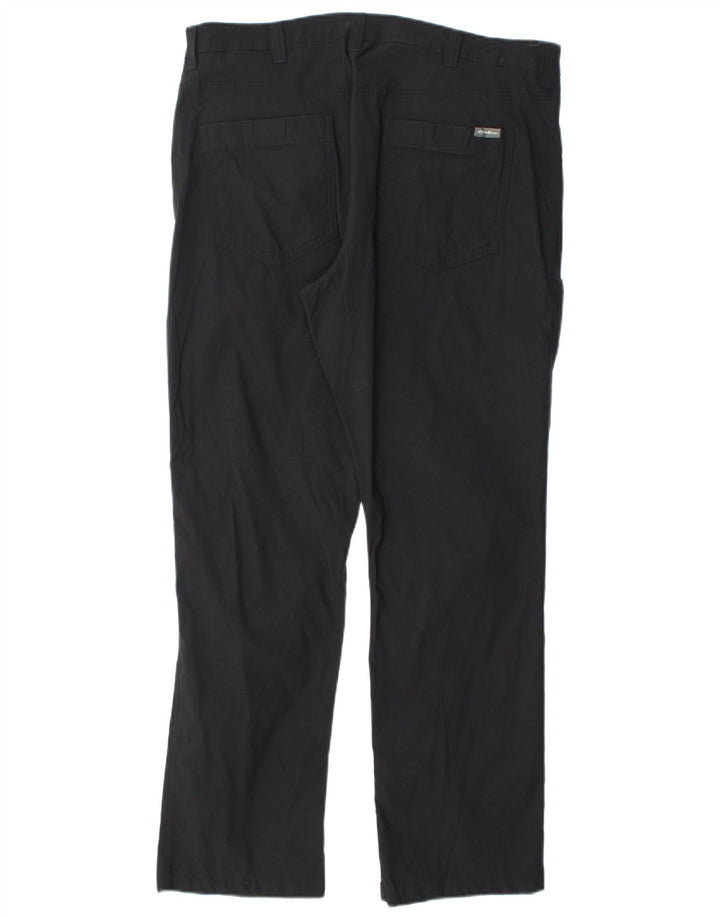 Pantaloni cargo drepti pentru bărbați EDDIE BAUER L40 L32 Nylon negru