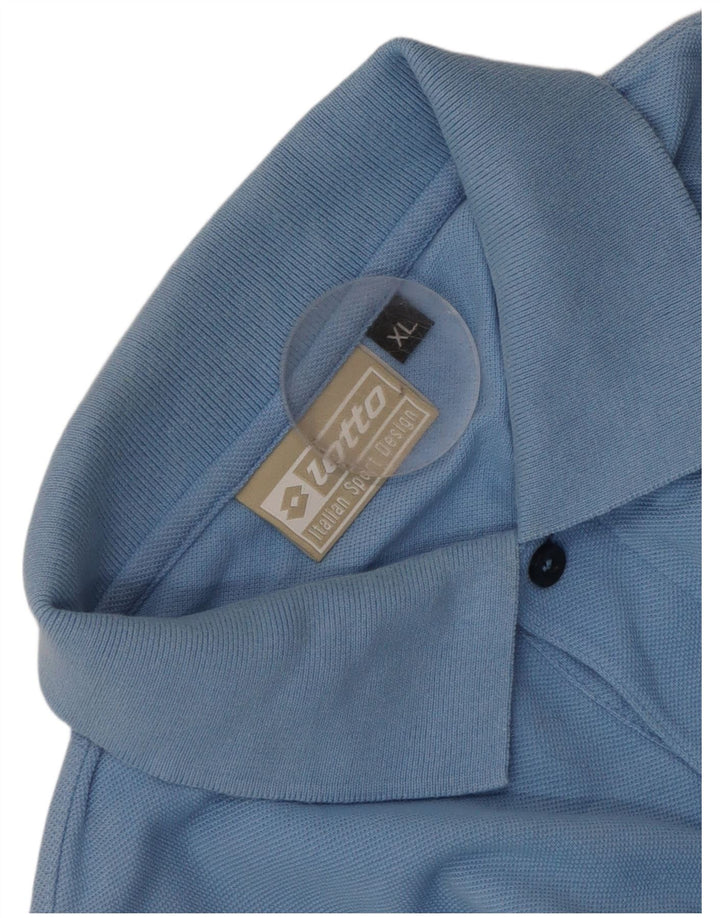 Tricou polo pentru bărbați Lotto XL Albastru