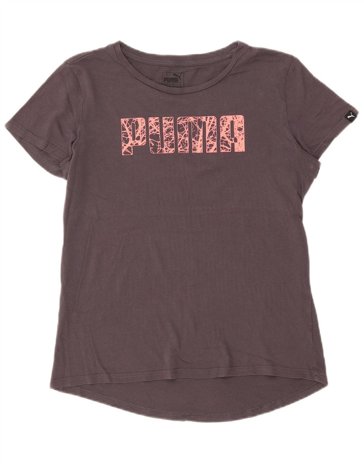 Tricou grafic Puma pentru femei Top UK 12 Medium Gri