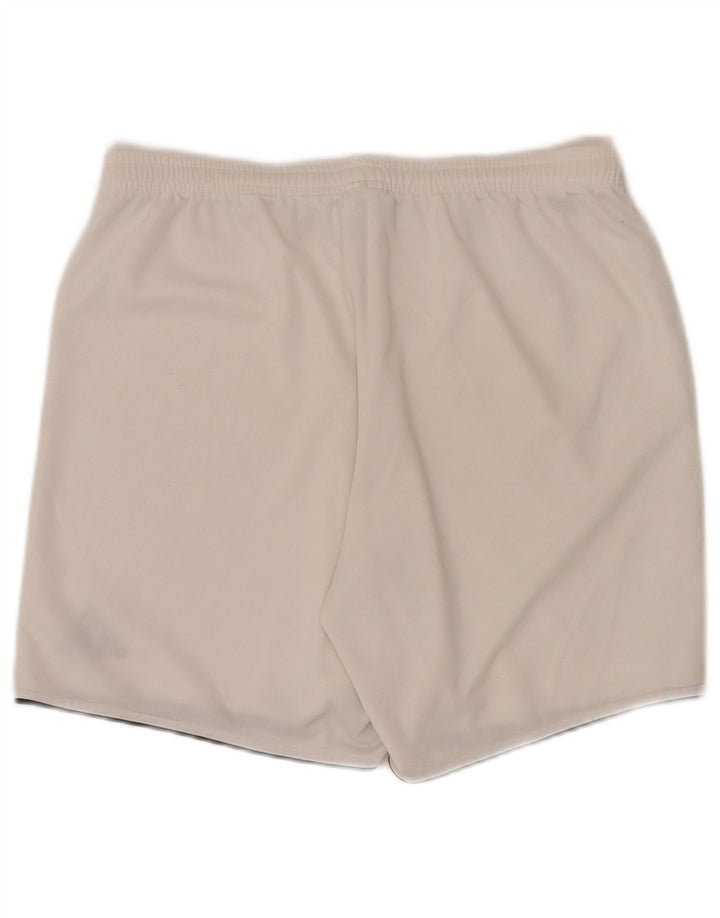 Pantaloni scurți sport Climalite ADIDAS pentru bărbați, poliester alb mediu