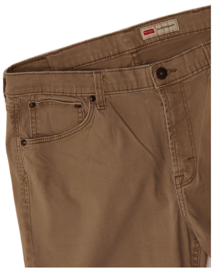 WRANGLER Pantaloni casual slim drepti pentru bărbați W36 L29 bej