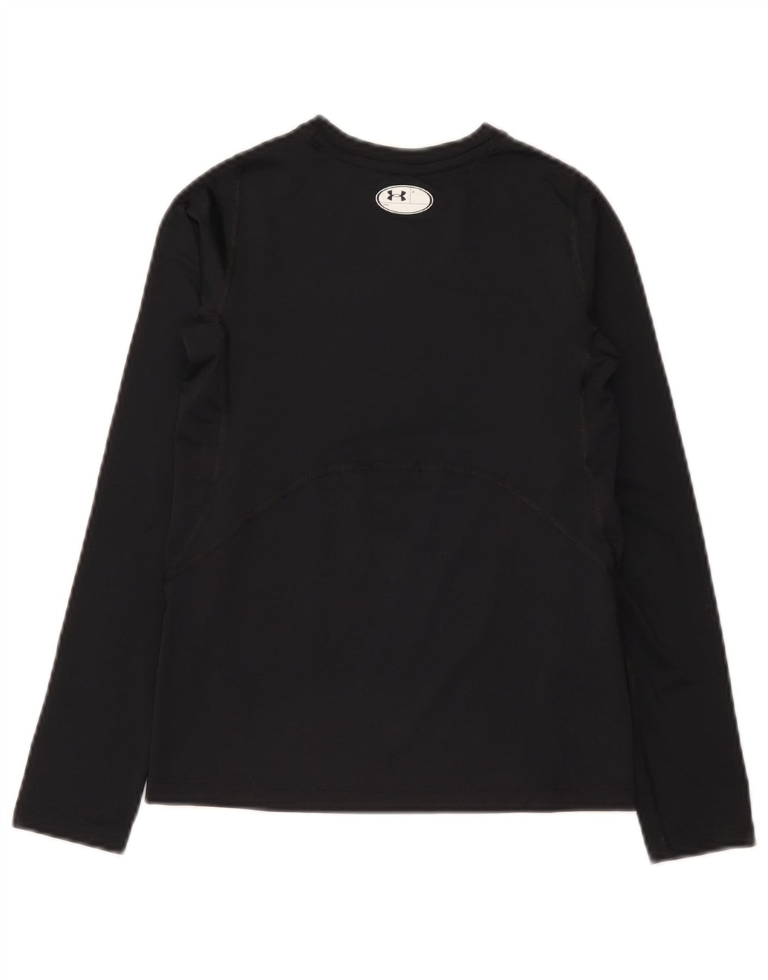 Under Armour Boys Heat Gear Top cu mânecă lungă 9-10 ani mediu negru