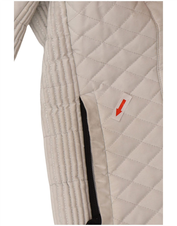Jachetă de vânt pentru femei Colmar cu glugă IT 44 Medium White Sports