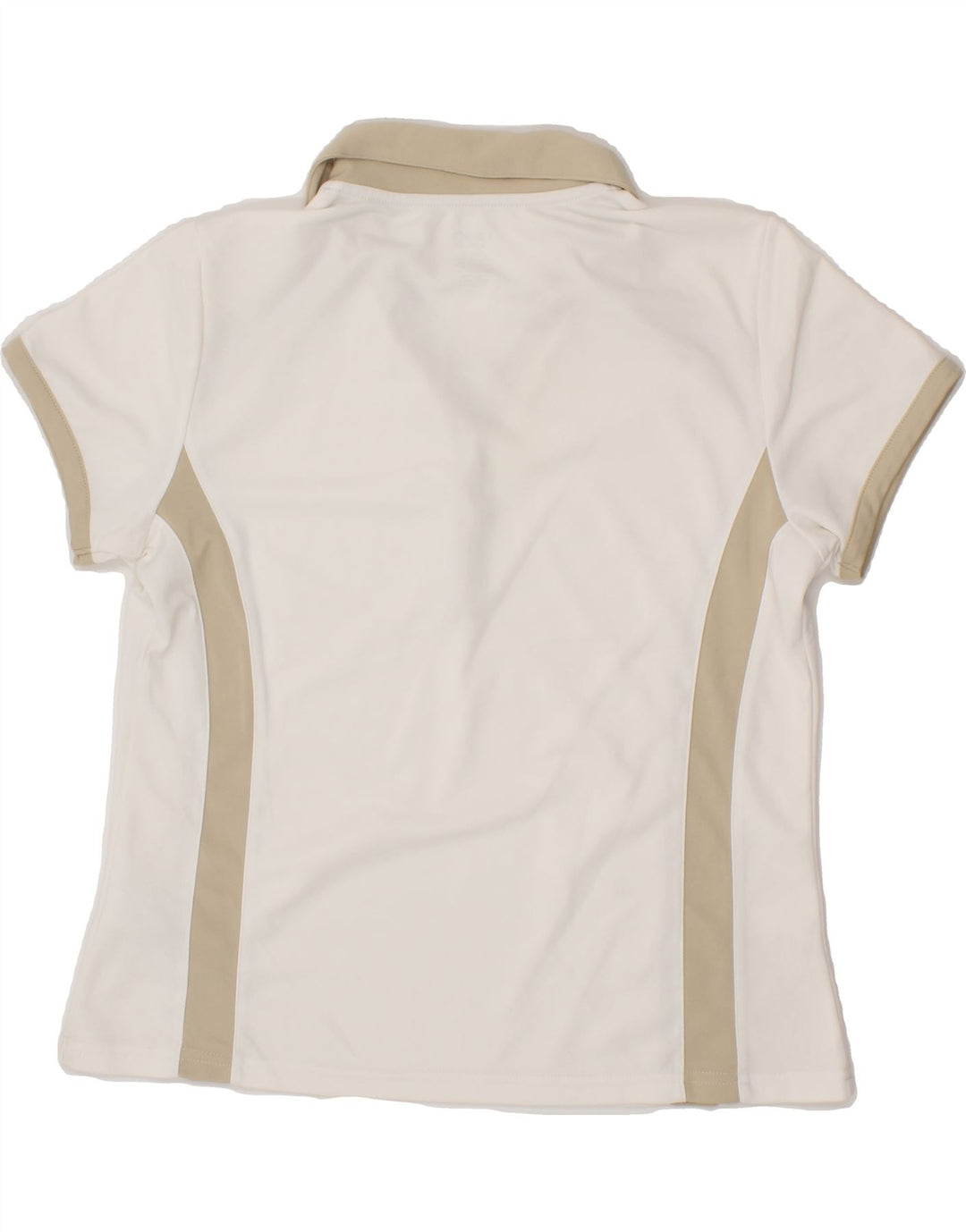 IZOD Womens Polo Shirt UK 16 Large White Colourblock Polyester Vintage Izod and Second-Hand Izod from Messina Hembry 