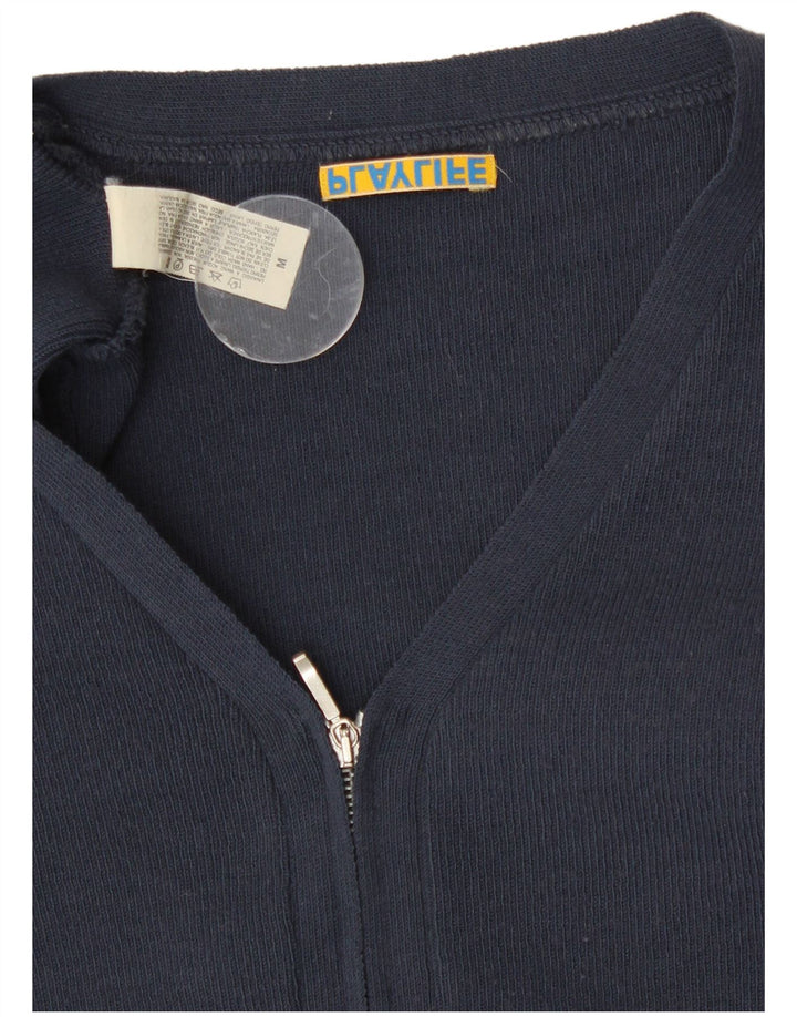 Pulover Playlife cardigan crop pentru femei UK 12 Medium Bleumarin Poliamidă
