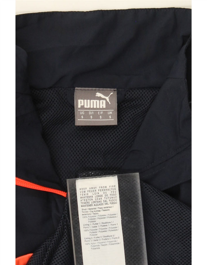Jachetă de trening PUMA pentru bărbați, poliester, albastru mic