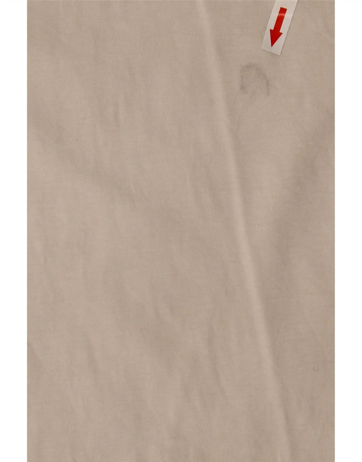 Tricou Nike pentru bărbați, cu croiala lejeră, top mediu din bumbac alb