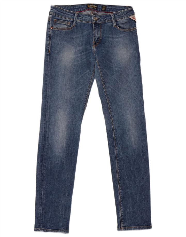Replay blugi slim pentru femei W29 L30 bumbac albastru
