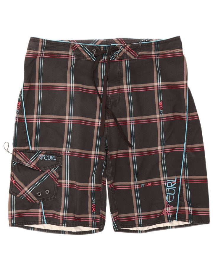 Pantaloni scurți de înot grafic pentru bărbați Rip Curl XL, gri check