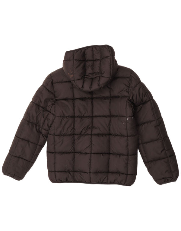 Jachetă căptușită cu glugă Jordan pentru băieți 13-14 ani XL poliester negru