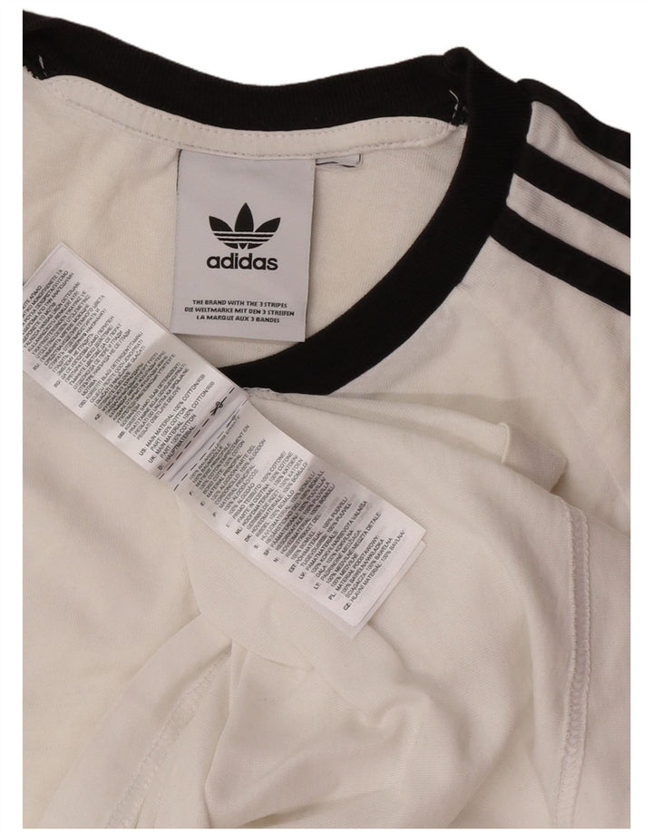 Tricou Bărbați Adidas Top Mediu Alb Bumbac