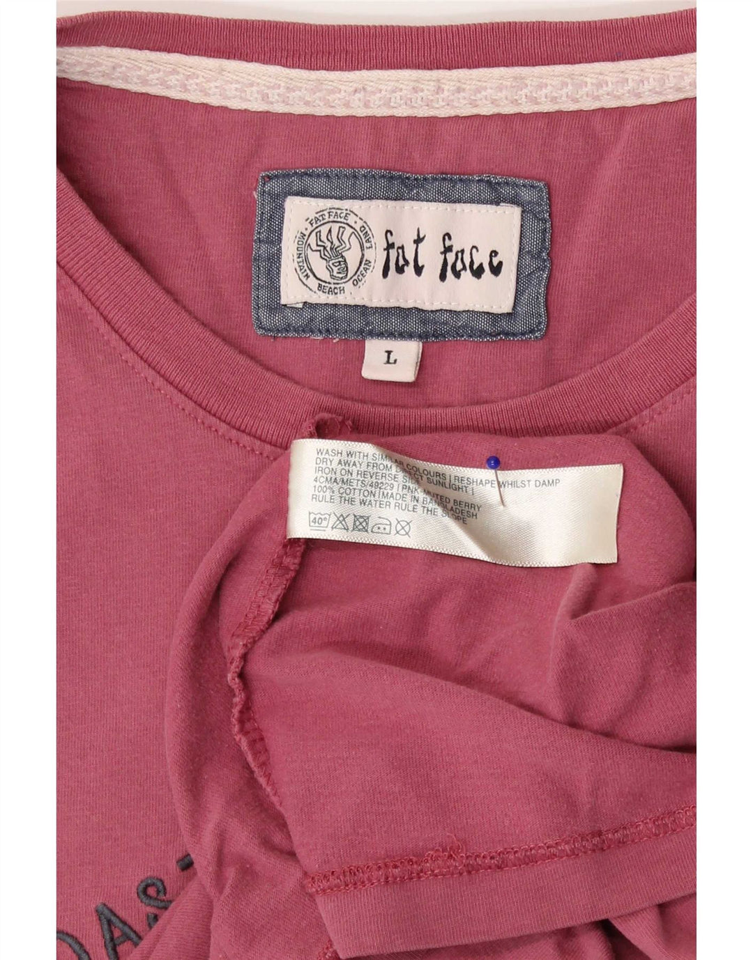 Tricou grafic pentru bărbați Fat Face Top mare bumbac roșu