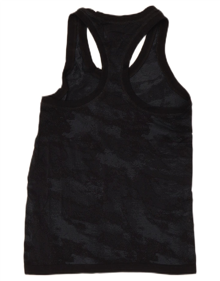 Vestă ATHLETA pentru femei UK 8 Small Black Camouflage Nylon