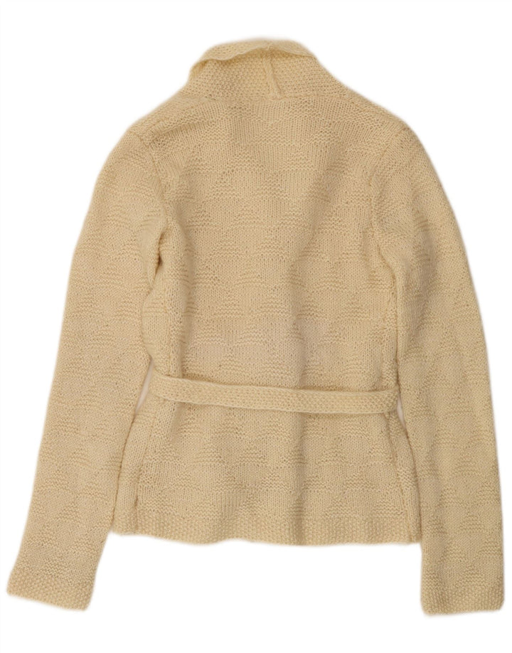 Pulover Cardigan Vintage pentru Damă UK 14 Medium Bej